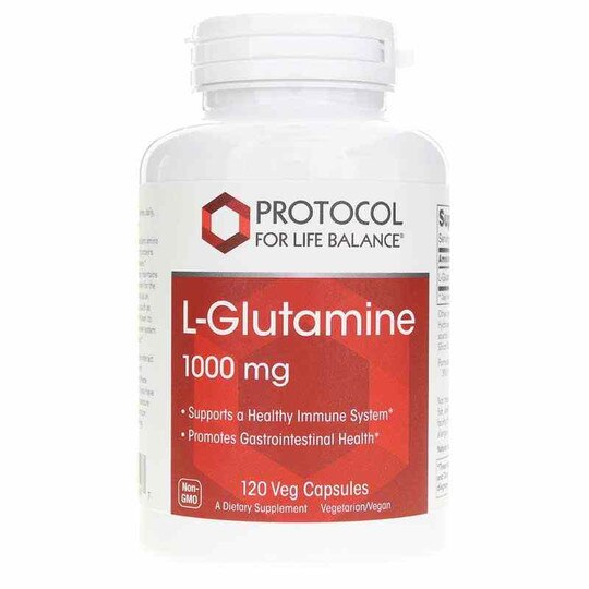 L-Glutamine 1000 Mg, 120 Veg Capsules, PFLB