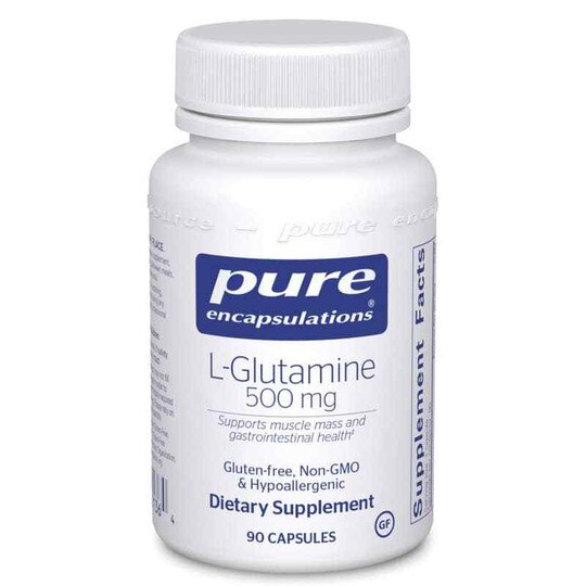 L-Glutamine 500 Mg, 90 Capsules, PEC