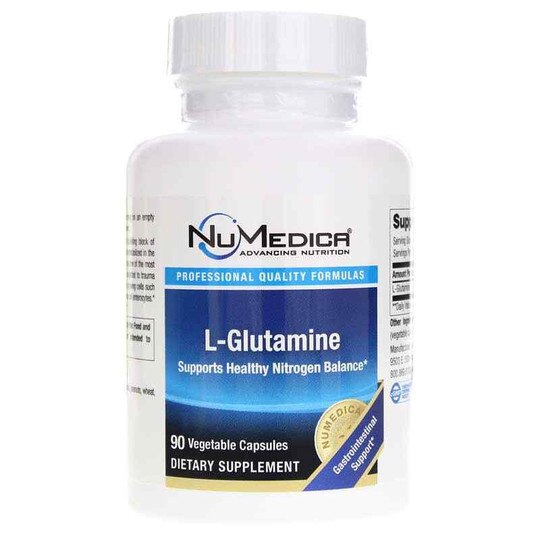 L-Glutamine, 90 Veg Capsules, NUM