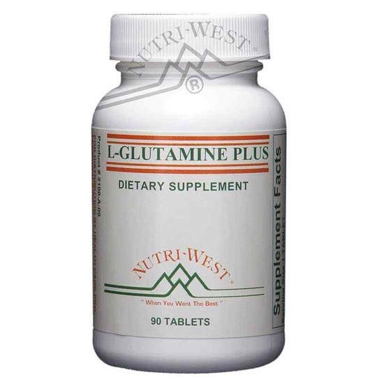 L-Glutamine Plus, 90 Tablets, NWE