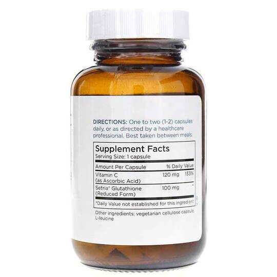 L-Glutathione 100 Mg (Reduced), 60 Capsules, MTM