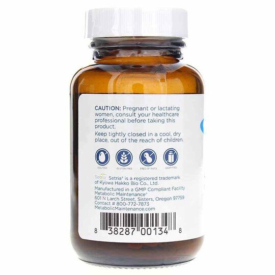 L-Glutathione 100 Mg (Reduced), 60 Capsules, MTM