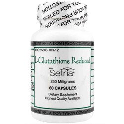 L-Glutathione Reduced with Setria 250 Mg 1