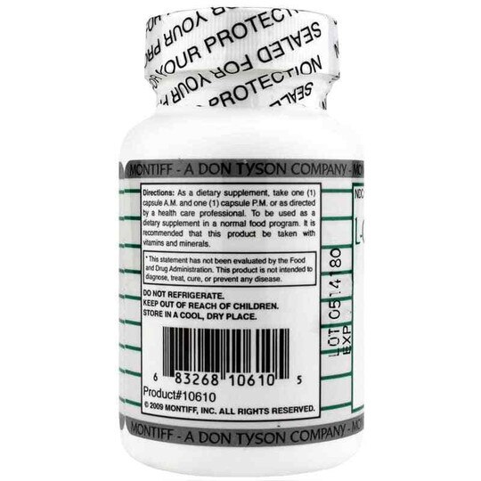 L-Glutathione Reduced with Setria 250 Mg, 60 Capsules, MNT