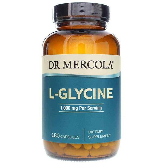 L-Glycine 1000 Mg, 180 Capsules, DRM