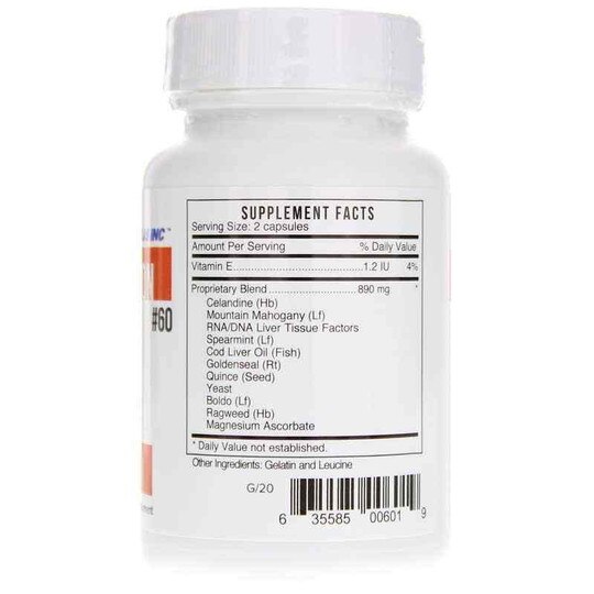 L Liver, 60 Capsules, SSF