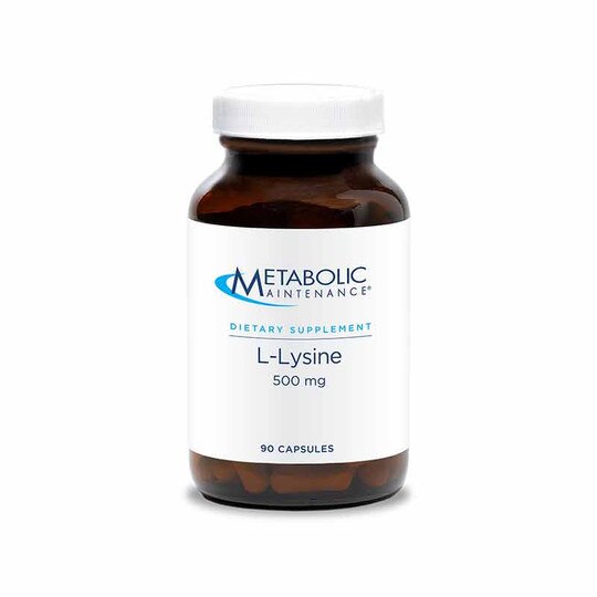 L-Lysine 500 Mg, 100 Capsules, MTM