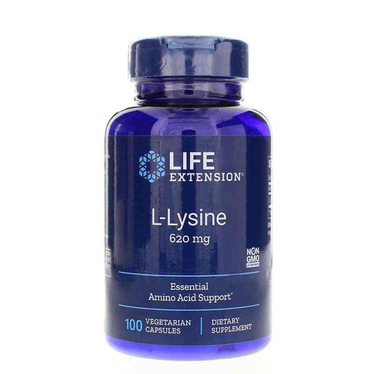 L-Lysine 620 Mg, 100 Veg Capsules, LFE