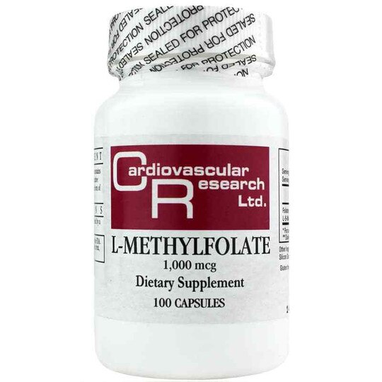 L-Methylfolate 1000 Mcg, 100 Capsules, CR