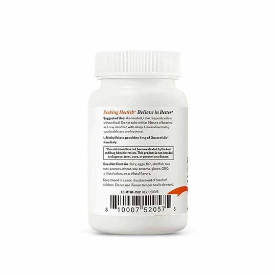 L-Methylfolate 1 Mg, 60 Veg Capsules, SKH