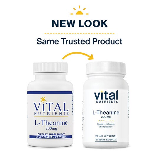 L-Theanine 200 Mg, 120 Capsules, VTN