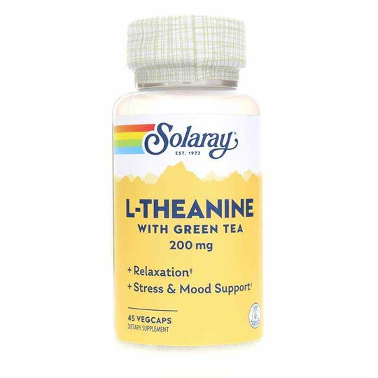 LTheanine 200 Mg with Green Tea, Solaray