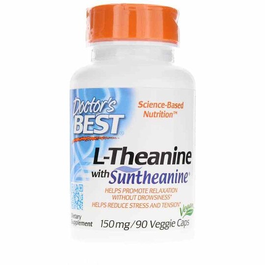 L-Theanine with Suntheanine 150 Mg, 90 Veg Capsules, DRB