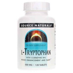 L-Tryptophan 500 Mg with Coenzyme B-6 1