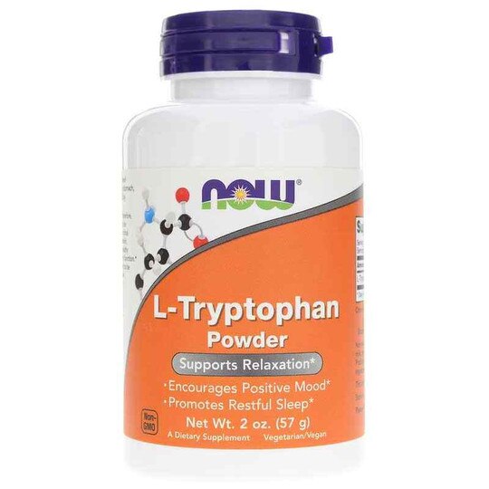 L-Tryptophan Powder, 2 Oz, NOW