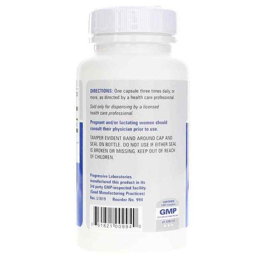 L-Tyrosine 500 Mg, 90 Capsules, PGL