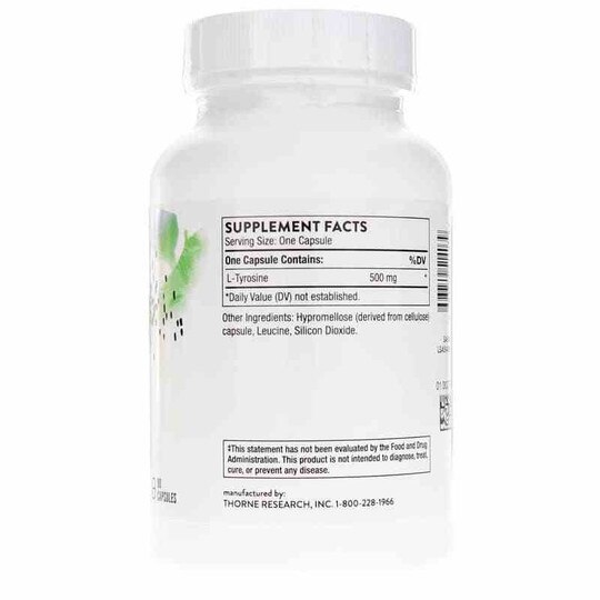 L-Tyrosine, 90 Veg Capsules, THR