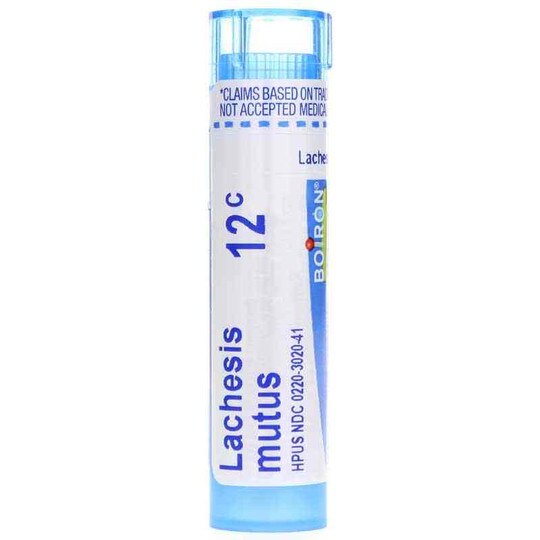Lachesis Mutus 12C, 80 Pellets, BOR