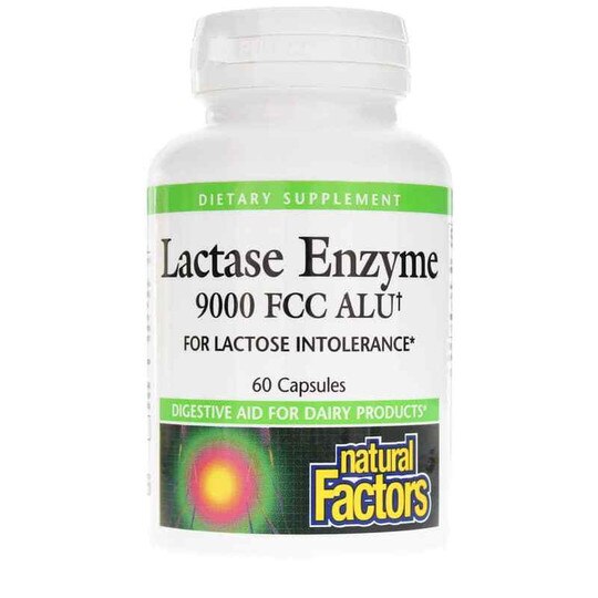 Lactase Enzyme 9000 FCC ALU, 60 Capsules, NF