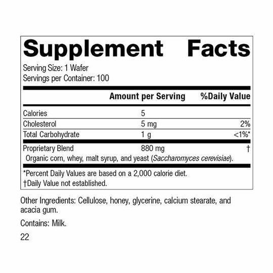 Lactic Acid Yeast, Standard Process