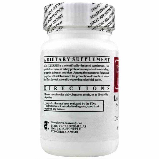 Lactoferrin 100 Mg, 60 Capsules, ECF