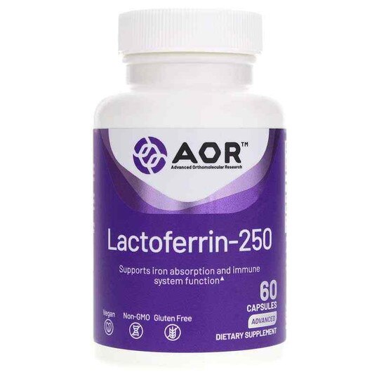 Lactoferrin-250, 60 Capsules, AOR