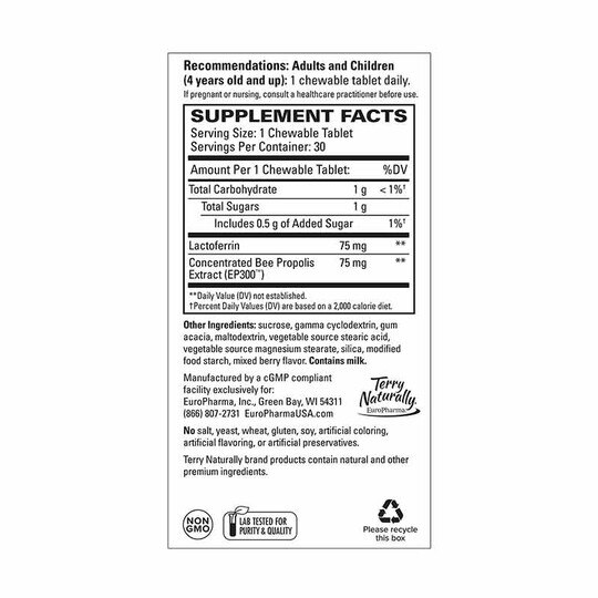Lactoferrin, 30 Tablets, TNT