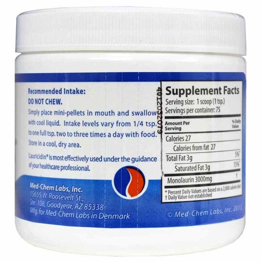 Lauricidin Monolaurin Supplement, 8 Oz, MCL