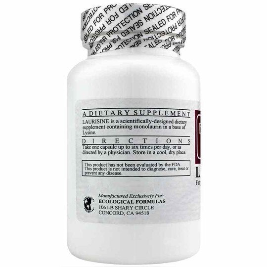 Laurisine Fatty Acid Complex with Lysine, 90 Capsules, ECF