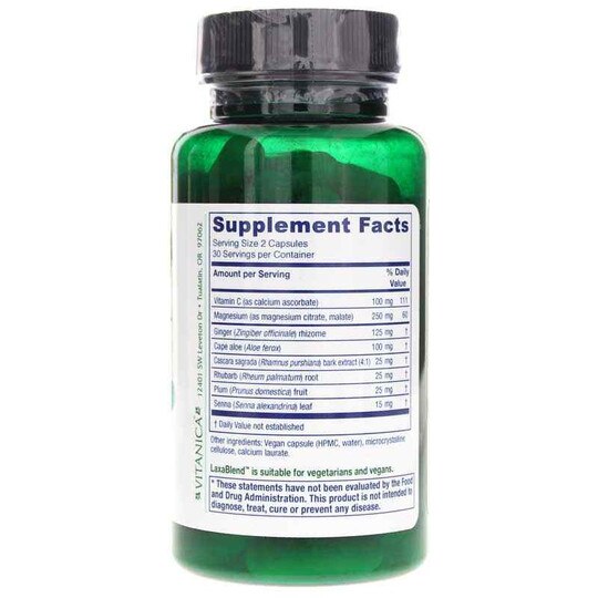 LaxaBlend Pro, 60 Vegan Capsules, VTAP