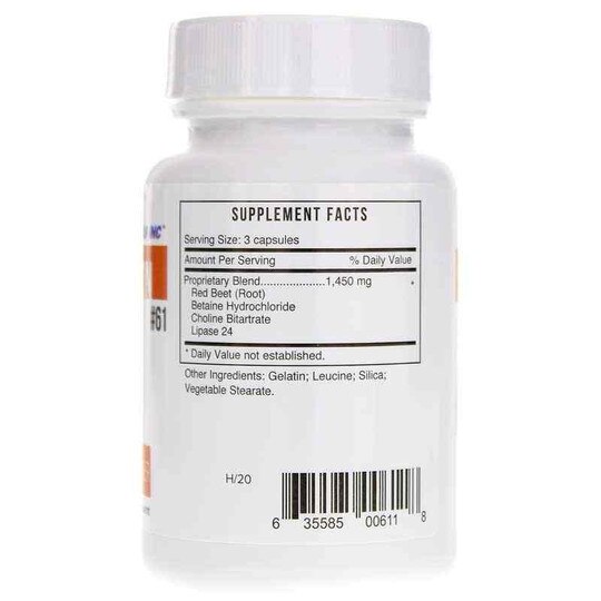Lb Liver/Gall Bladder, 60 Capsules, SSF