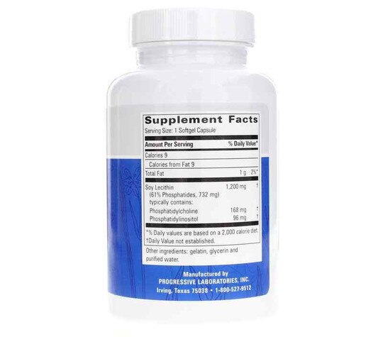 Lecithin 1200 Mg, 100 Softgels, PGL