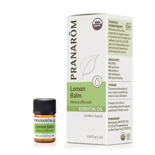 Lemon Balm Essential Oil, .034 Oz, PRA