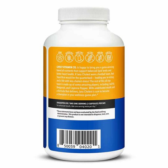 Less Cholest, 180 Capsules, LVIT