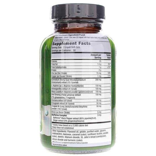 Libido-Max for Active Men, 60 Liquid Softgels, IRN