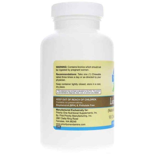 Licorice Plus, 90 Chewable Tablets, PRTO