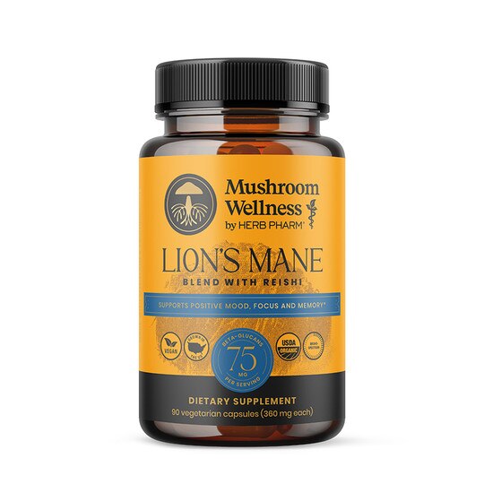 Lion's Mane Blend with Reishi, 90 Veg Capsules, HPH