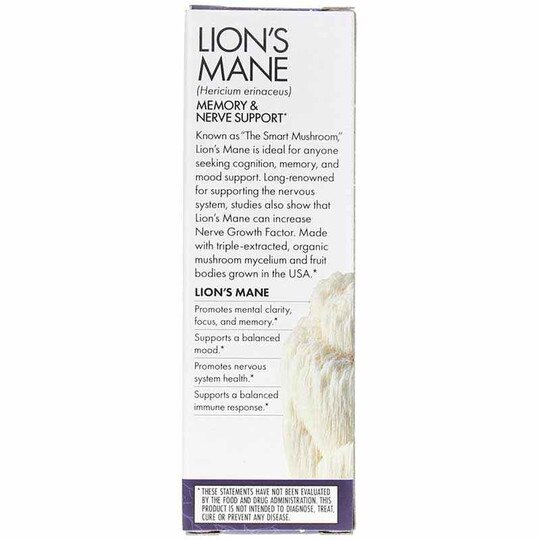 Lion's Mane Extract Memory & Nerve Support, 2 Oz, HDF