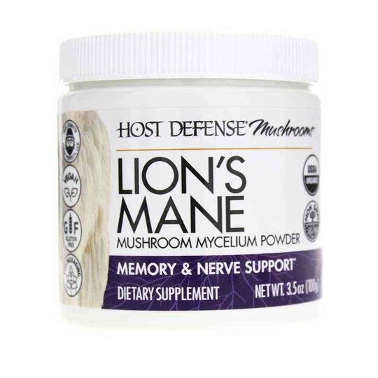 Lion's Mane Mushroom Mycelium Powder, 3.5 Oz, HDF