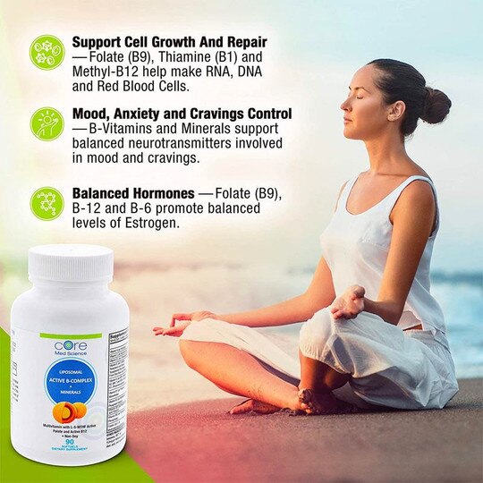 Liposomal B-Complex Multivitamin, 90 Softgels, CMS