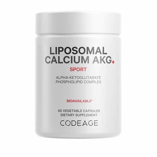 Liposomal Calcium AKG, 60 Capsules, CDE