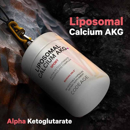 Liposomal Calcium AKG, 60 Capsules, CDE