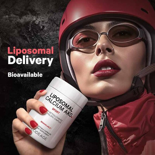 Liposomal Calcium AKG, 60 Capsules, CDE