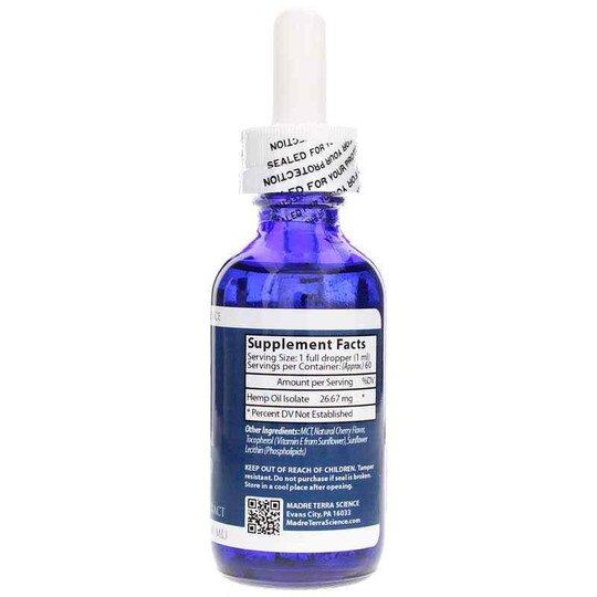 Liposomal CBD 1600 Mg Isolate, 2 Oz, MTS