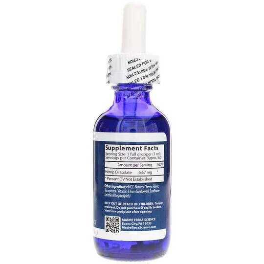 Liposomal CBD 400 Mg Isolate, 2 Oz, MTS