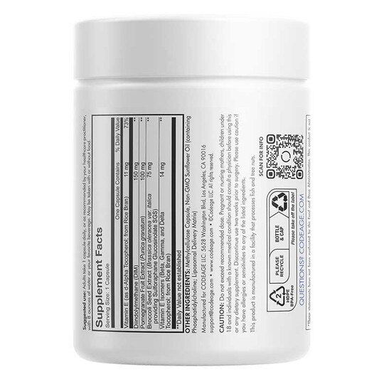 Liposomal DIM-E+, 120 Capsules, CDE