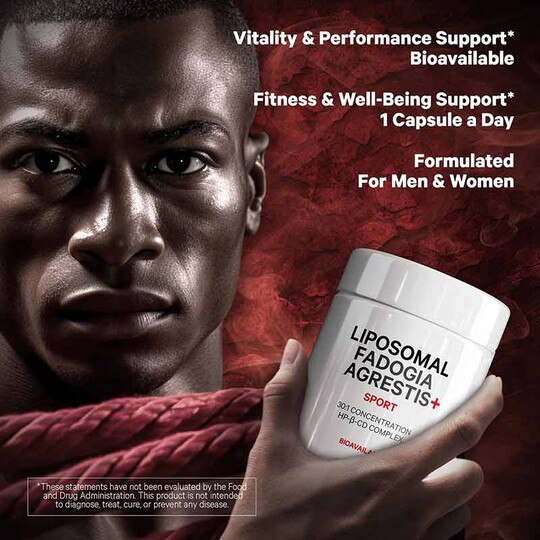 Liposomal Fadogia Agrestis+, 60 Capsules, CDE