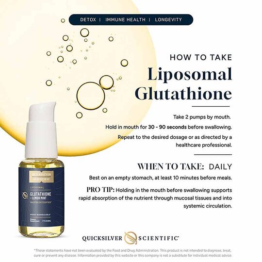 Liposomal Glutathione + Cacao Mint, QSS