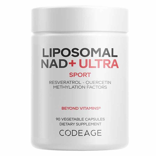 Liposomal NAD+ Ultra, 90 Capsules, CDE