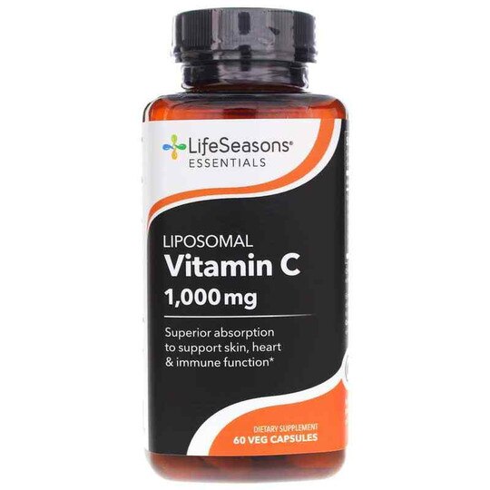 Liposomal Vitamin C 1000 Mg, 60 Veg Capsules, LSE